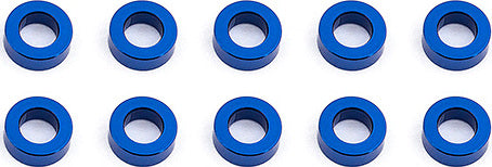 Ballstud Washers 5.5 x 2.0mm Blue Aluminum (10)