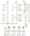 RC10 Steering Blocks, Rear Hubs, Shock Parts