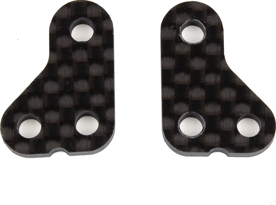 RC10T6.2 Steering Arm, +1mm, Carbon Fiber