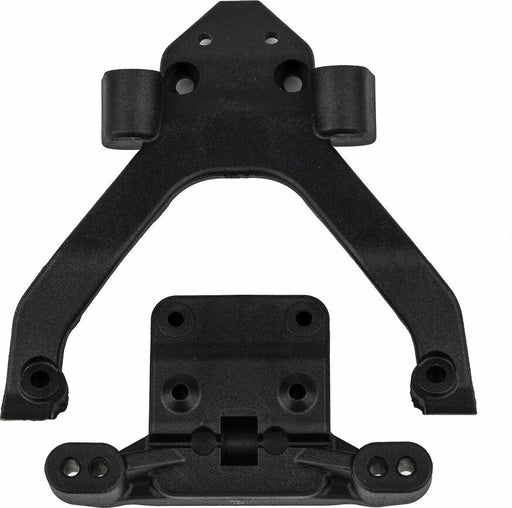 RC10B6.4 Front Top Plate and Ballstud Mount Angled