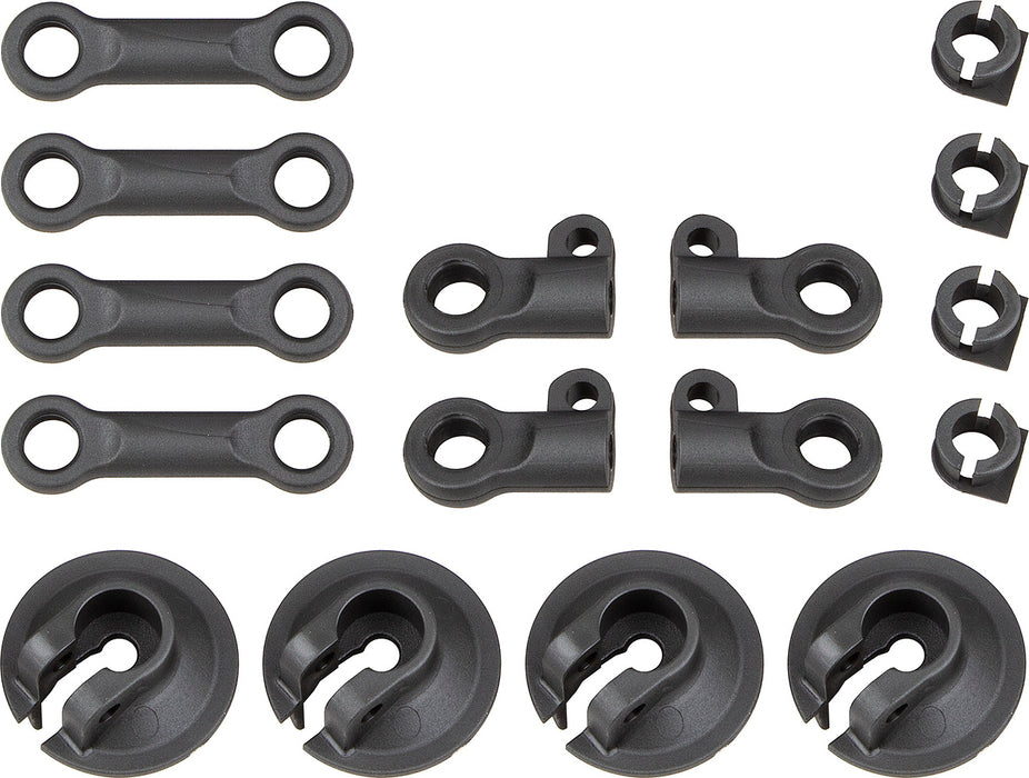 RC8B4 Spring Cups and Shock Rod Ends