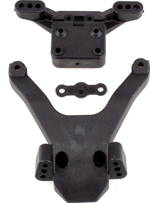 RC10B6.3 Front Top Plate and Ballstud Mount