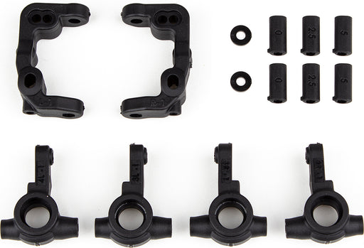 RC10B6.4 - 1mm Scrub Caster and Steering Blocks