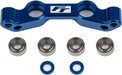 RC10B6.4 FT Steering Rack, Blue Aluminum