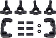 RC10B6.4 -1mm Scrub Caster and Steering Blocks, Carbon
