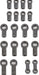RC10B6.4 13mm Shock Rod End Set