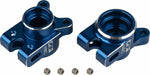 RC10B7 FT Rear Hub Set, HRC, Blue