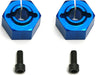 12mm Aluminum Clamping Wheel Hex, SC10 Rear