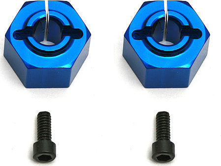 12mm Aluminum Clamping Wheel Hex, SC10 Rear