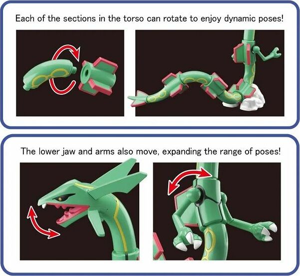 Rayquaza "Pokemon", Bandai Spirits Pokemon Model Kit