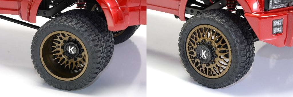 Ford F450 1/10 4WD Solid Axle RTR Truck - Red Candy Apple