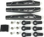 Front Upper & Lower Suspension Links (69mm, CNC Aluminum, Bla