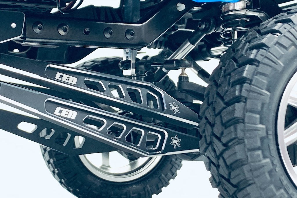 KAOS Suspension Linkage Set for F250 chassis, black anodiz