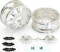 KG1 KD004 Duel Rear Dually Wheel (Silver Anodized, 2pcs,