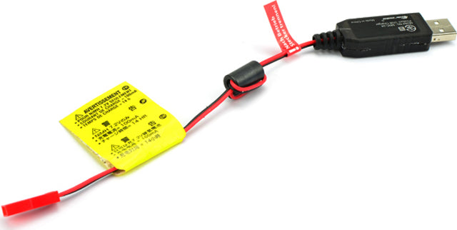100mA USB Charger for 7.2V NiMH Batteries (MSA-1E, GT24B)