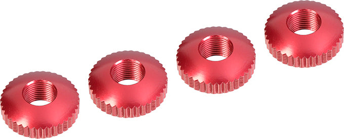 Aluminum Body Mount Cambered Nuts - 4 pcs