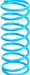 Shock Spring - Blue 1.0mm - Medium - 1 pc