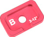 Aluminum Caster Adjustment Plate FSX10 - B (3 Degree - 12