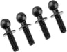 Ball End Dia. 4.8mm - Thread 8mm - Steel - 4 pcs: SBX410