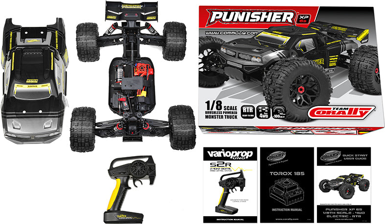 Punisher XP 6S 1/8 Monster Truck LWB RTR Brushless