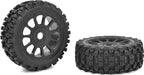 Scorpion XTB, Off-Road 1/8 Buggy Tires, Glued on Black