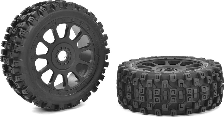 Scorpion XTB, Off-Road 1/8 Buggy Tires, Glued on Black