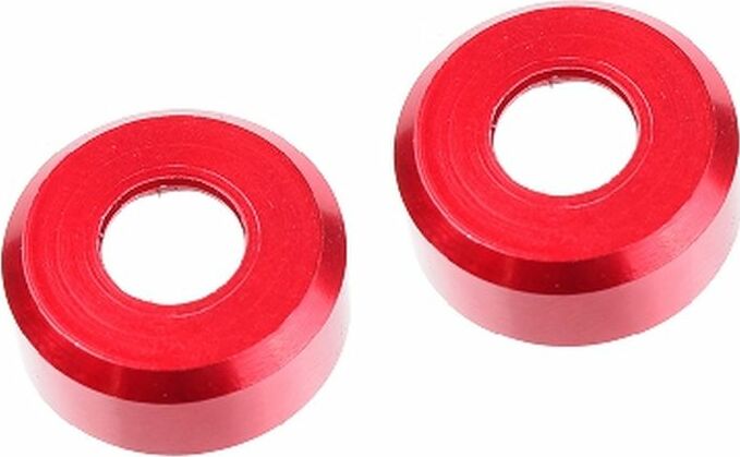 HDA Suspension Arm Insert, Outer, Spacer 2.5mm, Red, 2pcs