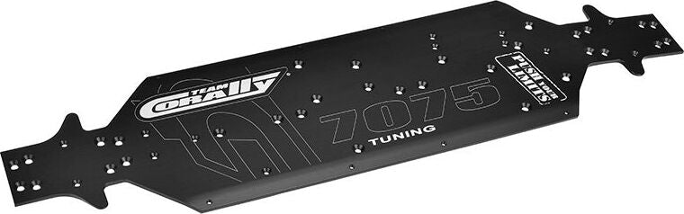 Chassis, Asuga XLR, Swiss Made 7075 T6, 3mm, Hard Anodized