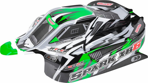 Polycarbonate Body, Spark XB6, Green, Cut, Decal Sheet, 1pc