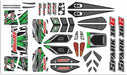Body Decal Sheet, Spark XB6, Green, 1pc