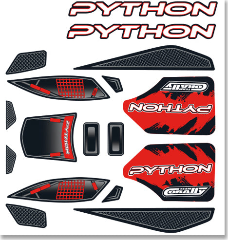 Body Decal Sheet  - Python XP 6S - 1 pc