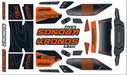 Team Corally Body Decal Sheet Kronos XTR (1pc)