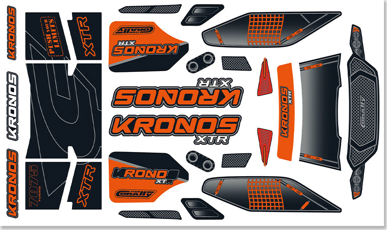 Team Corally Body Decal Sheet Kronos XTR (1pc)
