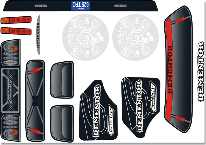 Body Decal Sheet  - Dementor XP 6S - 1 pc