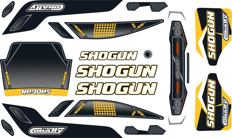 Team Corally Body Decal Sheet Shogun XP 6S