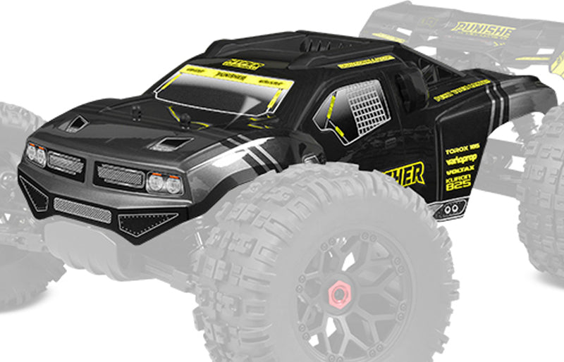 Team Corally Polycarbonate Body Punisher XP Painted Cut