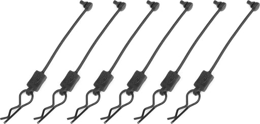 Team Corally Body Clip Retainer w/ Body Clip Black