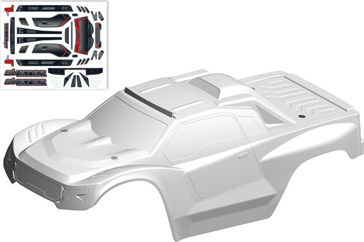 Polycarbonate Body, Sketer XP 4S, Clear, Cut