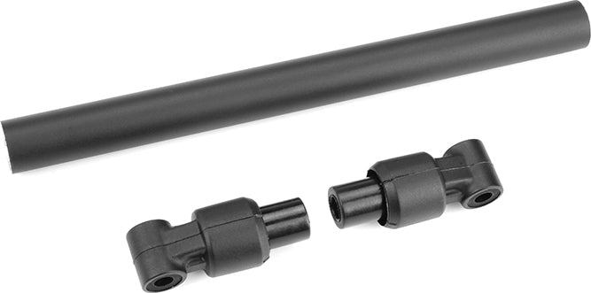 Chassis Tube - Front - 135mm - Aluminum - Black - 1 Set