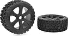 Asuga XLR Off-Road Tires Low Profile Glued on Black Rim