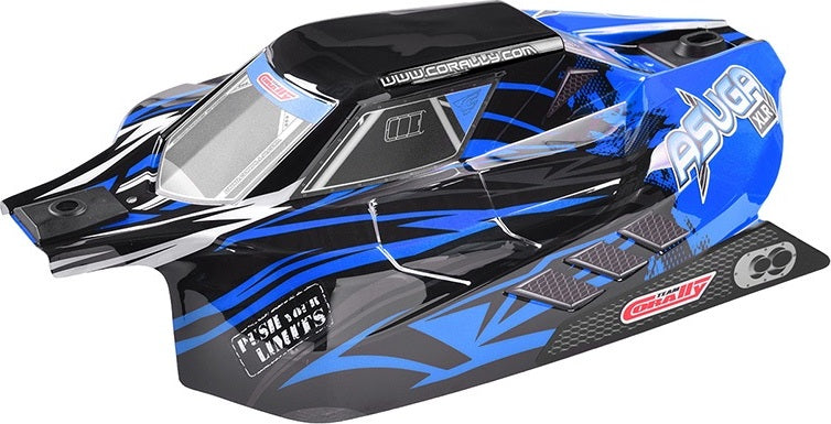 Polycarbonate Body, Asuga XLR, Painted Blue, Cut
