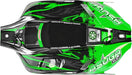 Polycarbonate Body, Asuga XLR, Painted Green, Cut