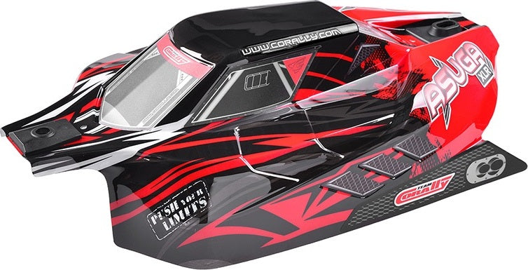 Polycarbonate Body, Asuga XLR, Painted Red, Cut