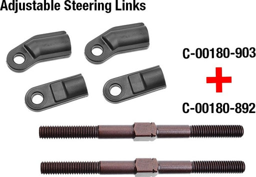 Turnbuckle, M5, 70mm, S2 Springsteel (2pcs)