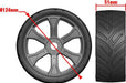 Sprint RXA, Asuga XLR Street Tires, Low Profile, Glued