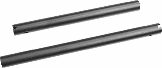 Chassis Tube, MT-G2, Front/ Rear, Aluminum, Black, 1 Set