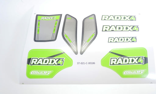 Body Decal Sheet  - Radix 4S - 1 pc