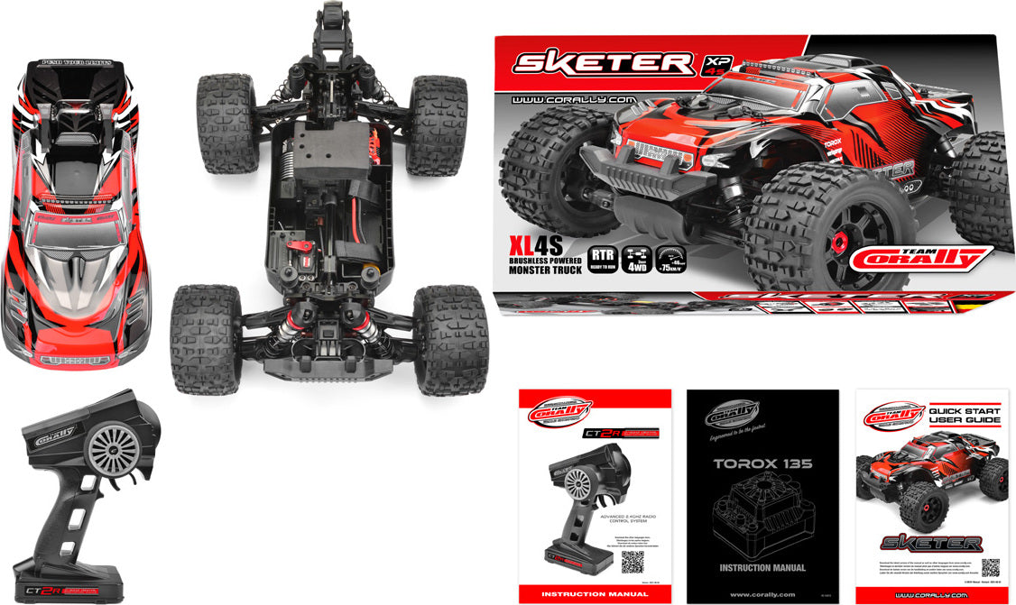 Sketer XP 1/10 4WD Brushless RTR Truck (No Batt or Charger)