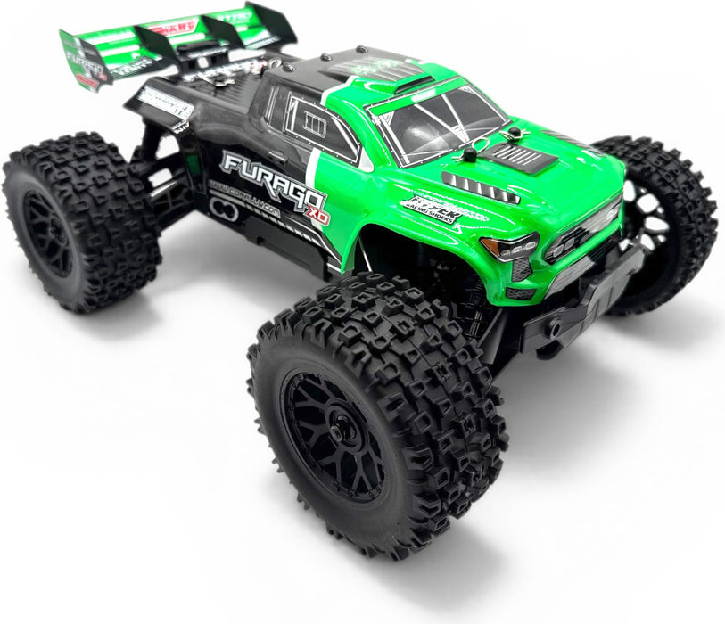Furago XD 4WD 2S Small Scale, RTR Monster Truck, Green