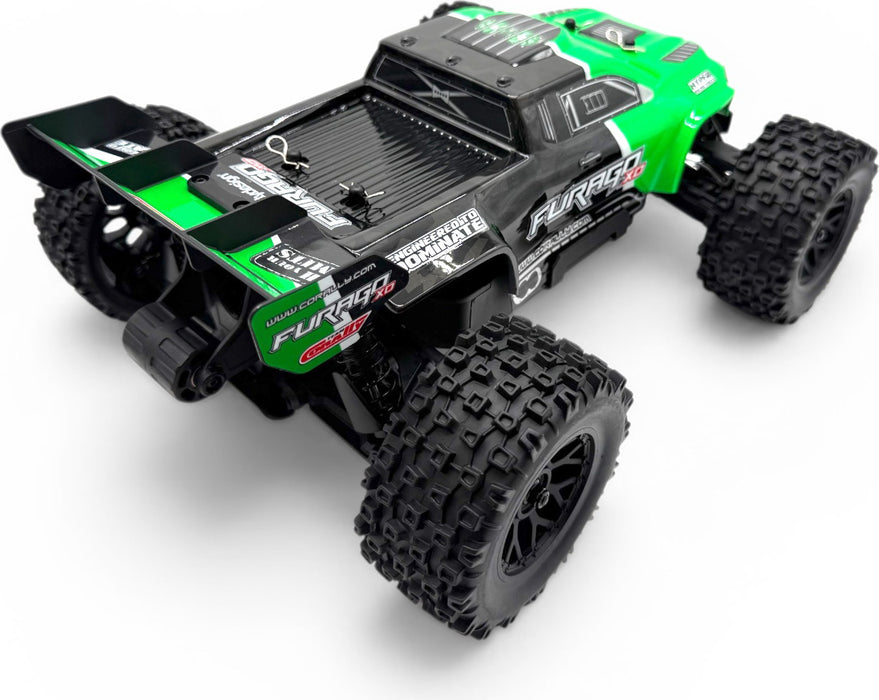 Furago XD 4WD 2S Small Scale, RTR Monster Truck, Green